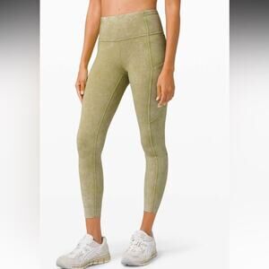 Lululemon Fast and Free High Rise Tight 25" Ice Dye
Ice Wash Hazel Green
